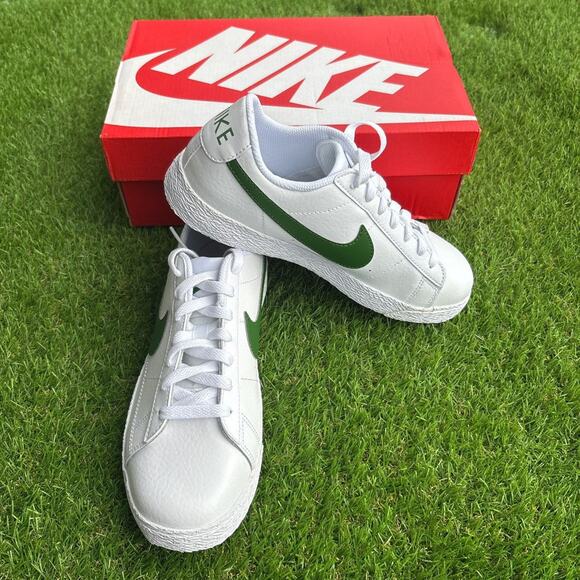 Nike Shoes - NWB Nike Blazer Low White/Forrest Green
